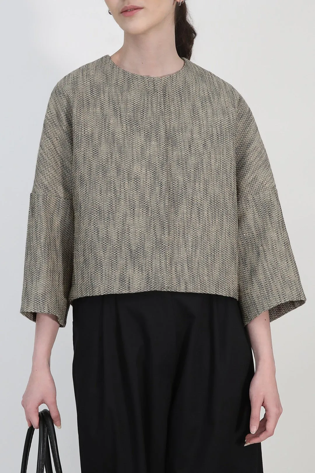 ADELAIDE IN BONOTTO LINEN BLEND FABRIC FROM ITALY