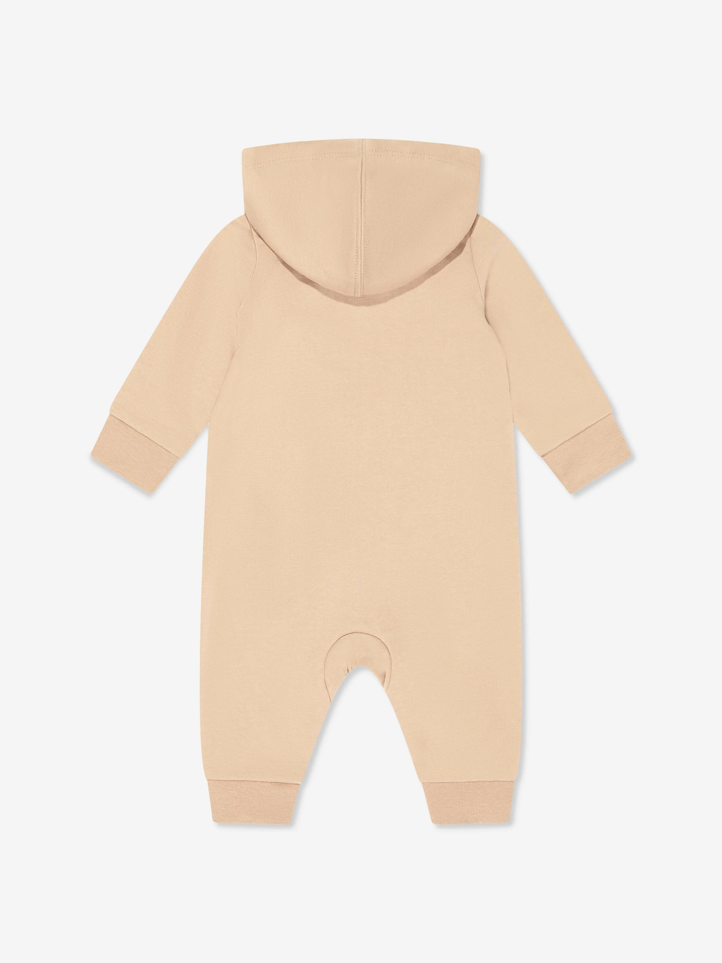 Baby Essentials Hooded Coverall in Beige
