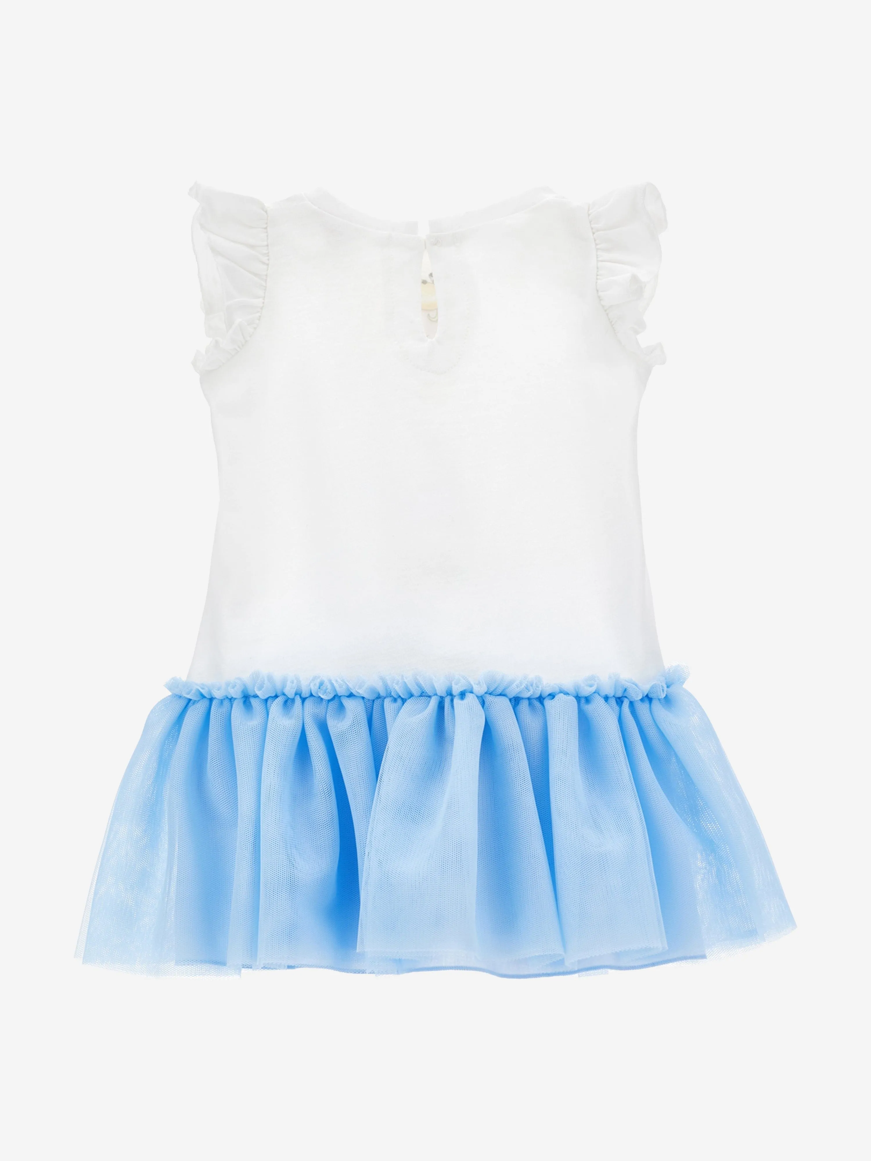 Baby Girls Alice In Wonderland Dress in White