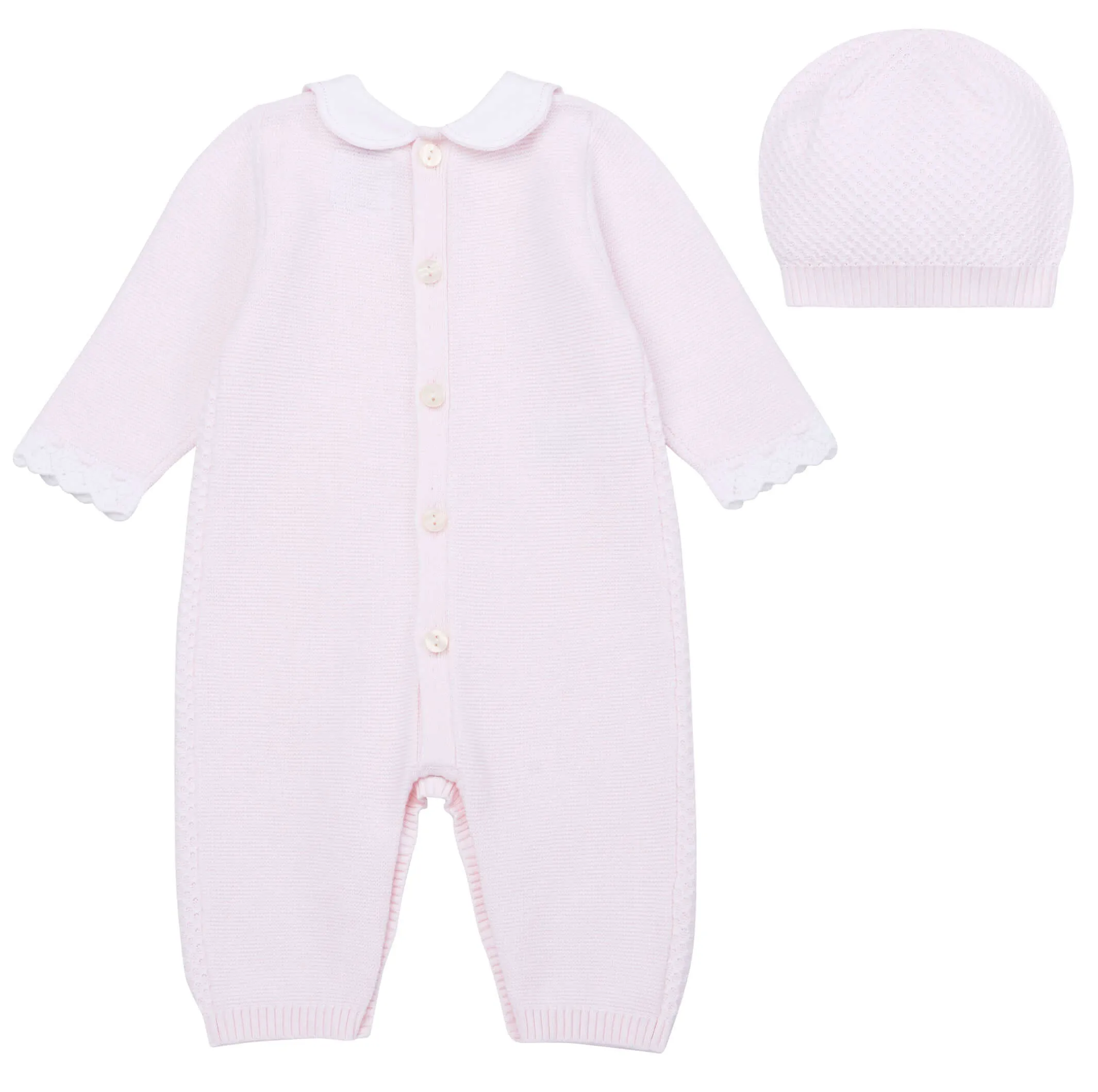 Baby Girls Knitted Outfit & Hat