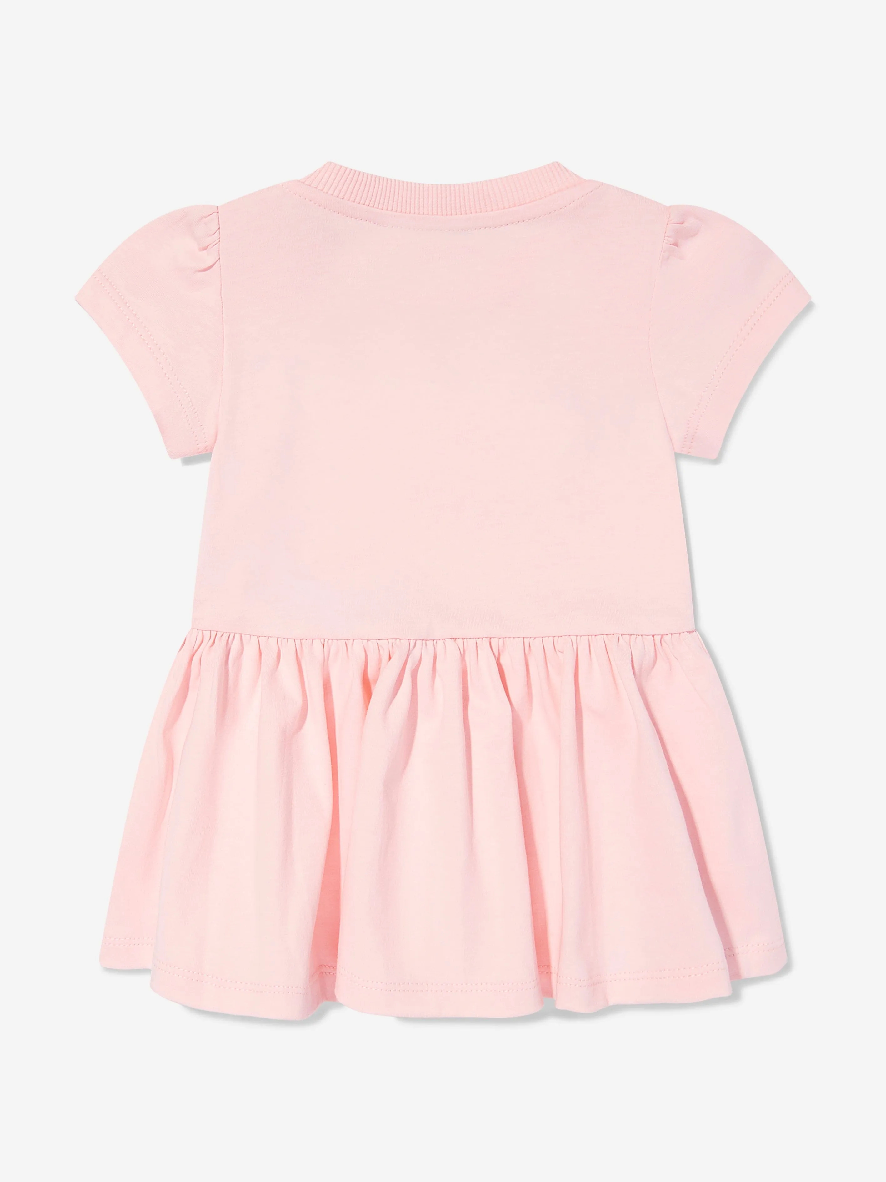 Baby Girls Logo Skater Dress in Pink