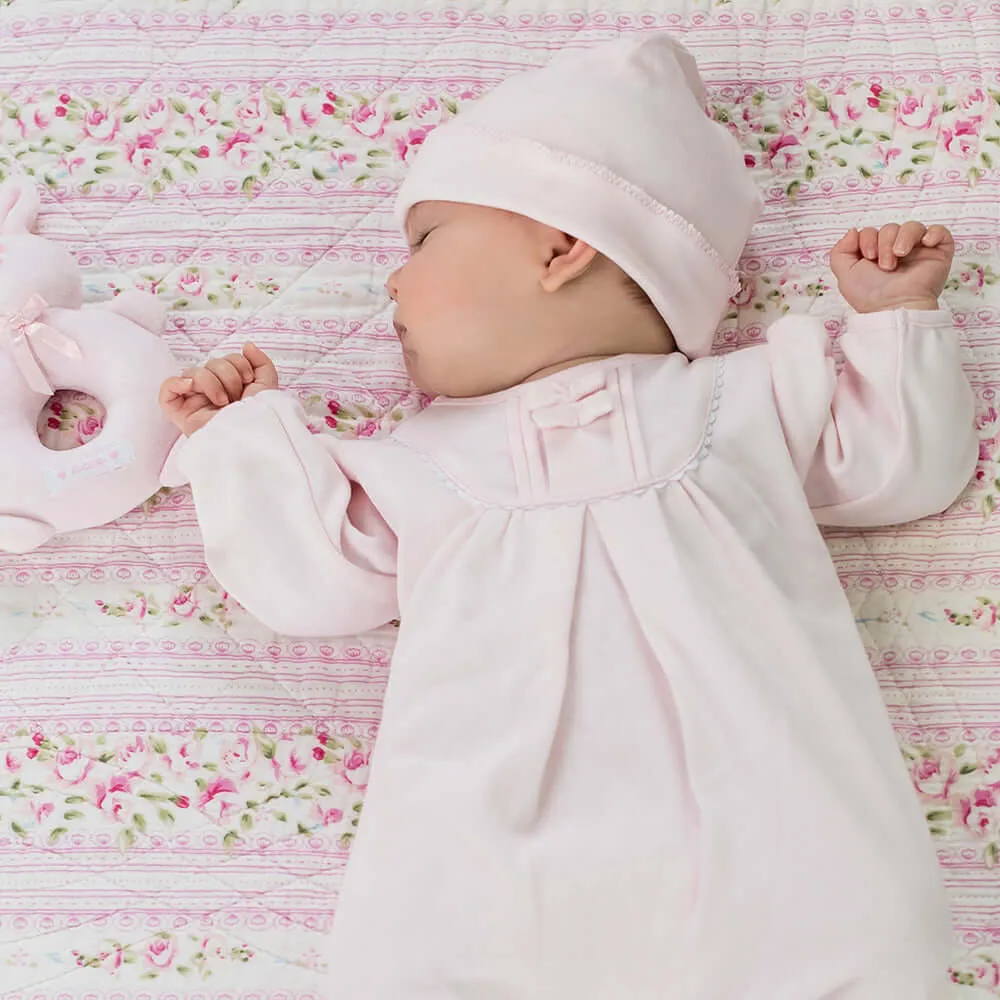 Baby Girls Pink Shantel Babygrow
