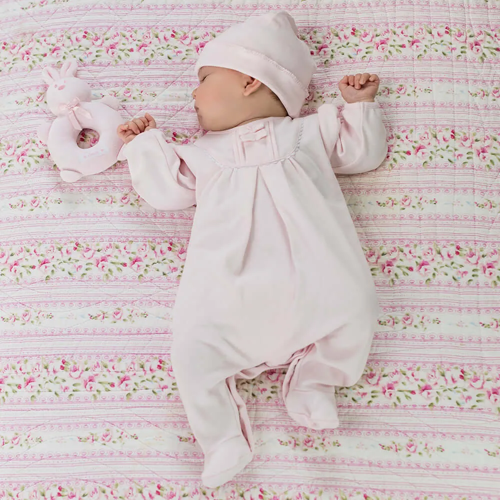 Baby Girls Pink Shantel Babygrow