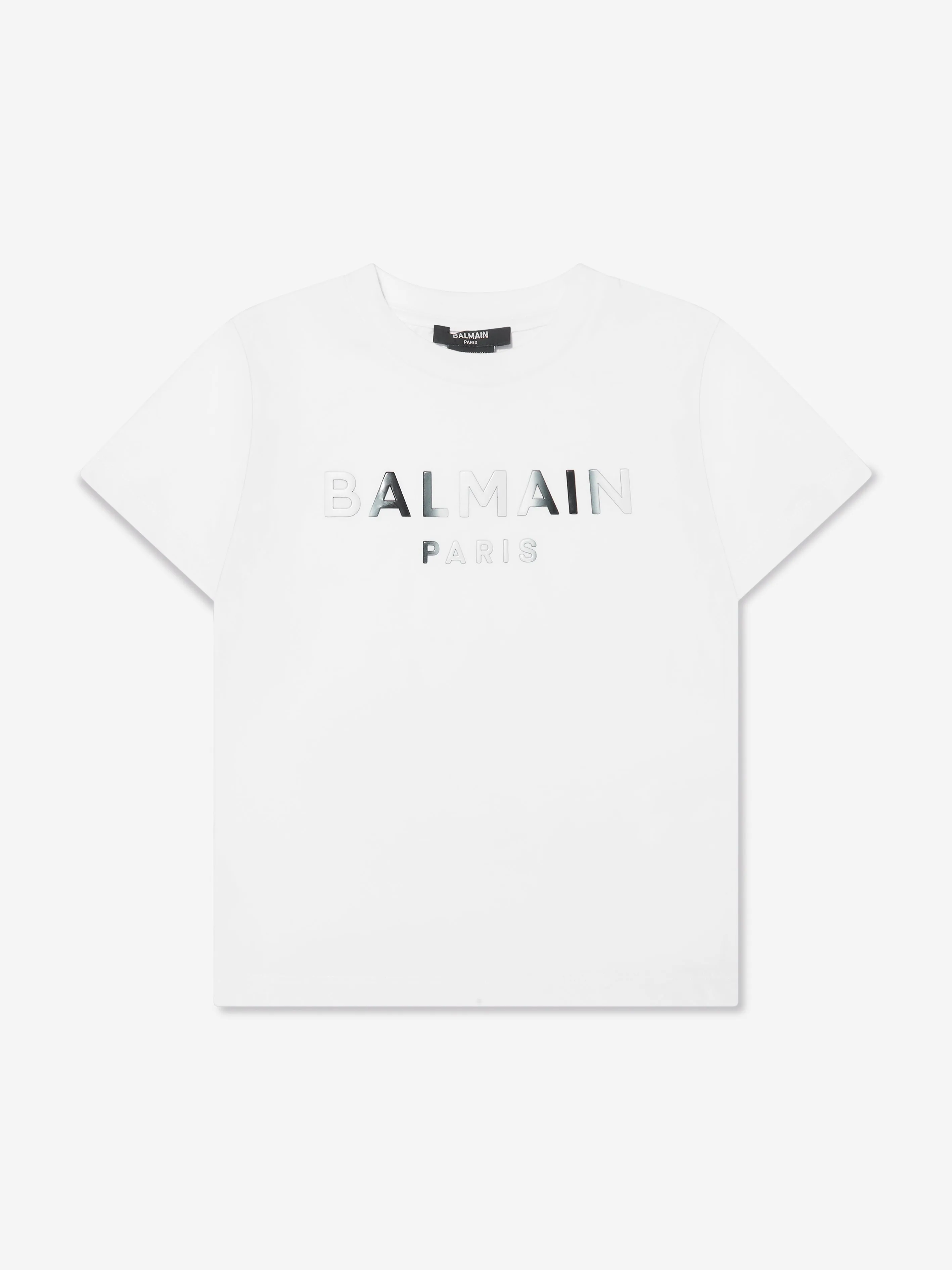 Balmain Boys Logo T-Shirt in White