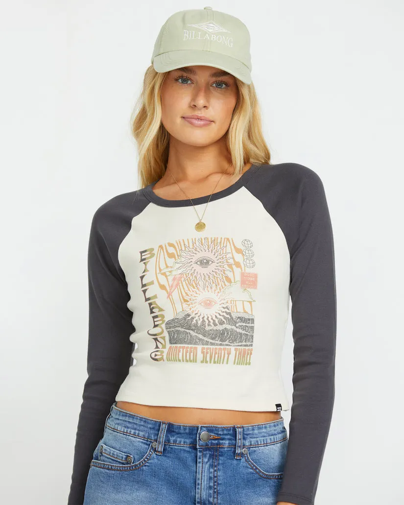 Billabong Eye Vibes L/S Tee-Black Sands