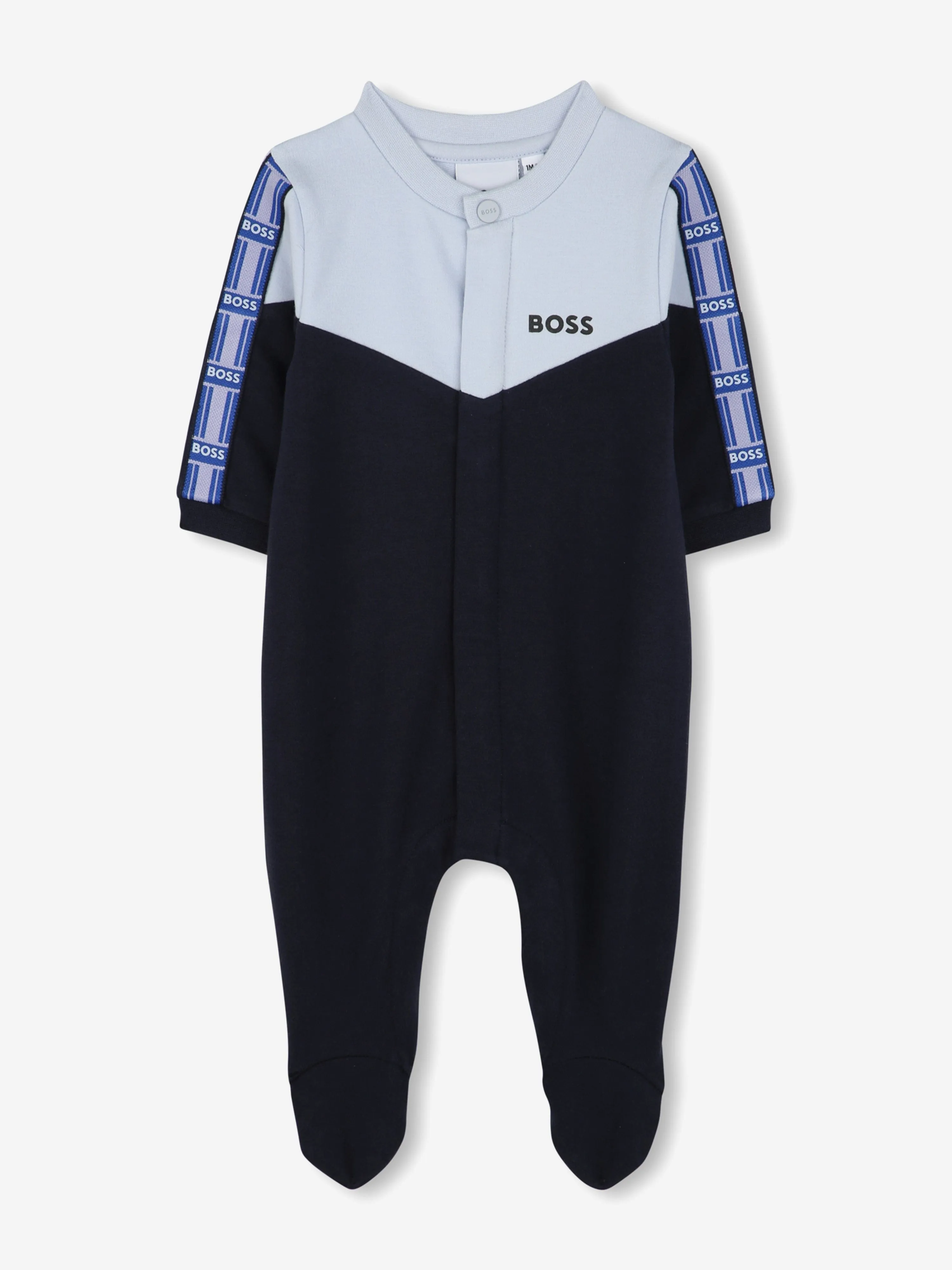 BOSS Baby Boys Babygrow Set in Navy