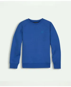 Brooks Brothers Boys Embroidered Logo Terry Sweatshirt Blue Brooks Brothers
