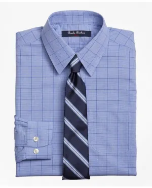 Brooks Brothers Boys Non-Iron Supima Cotton Broadcloth Plaid Dress Shirt Blue Brooks Brothers