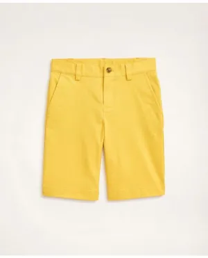 Brooks Brothers Boys Stretch Advantage Chino Shorts Bright Yellow Brooks Brothers