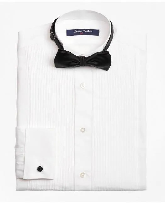 Brooks Brothers Boys Tuxedo Dress Shirt White Brooks Brothers