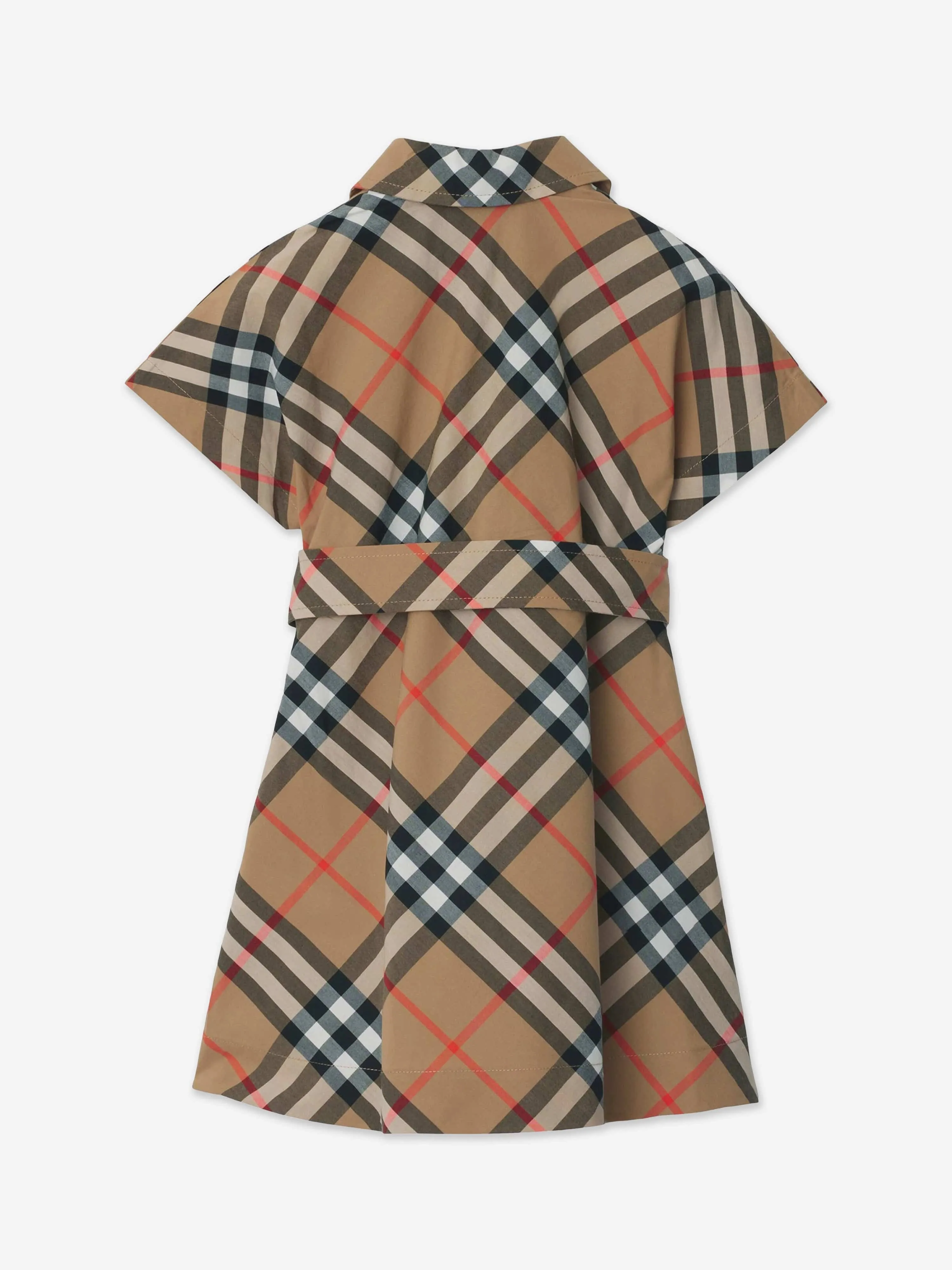 Burberry Baby Girls Giulietta Check Dress in Beige