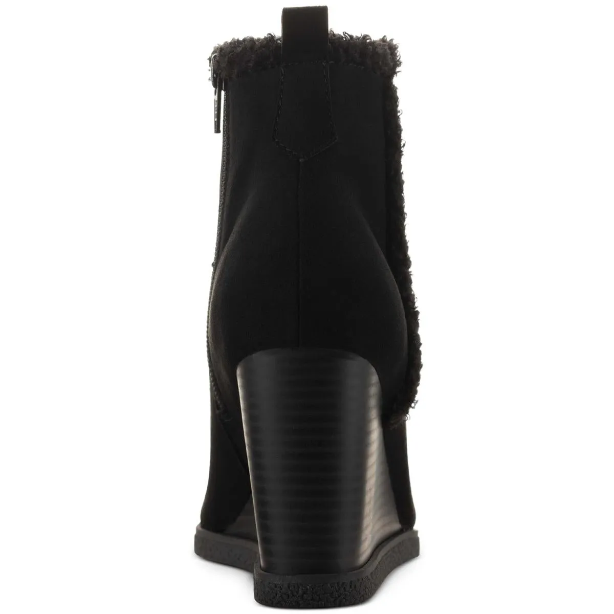 Camillia F Womens Faux Suede Ankle Wedge Boots ecco Shoes