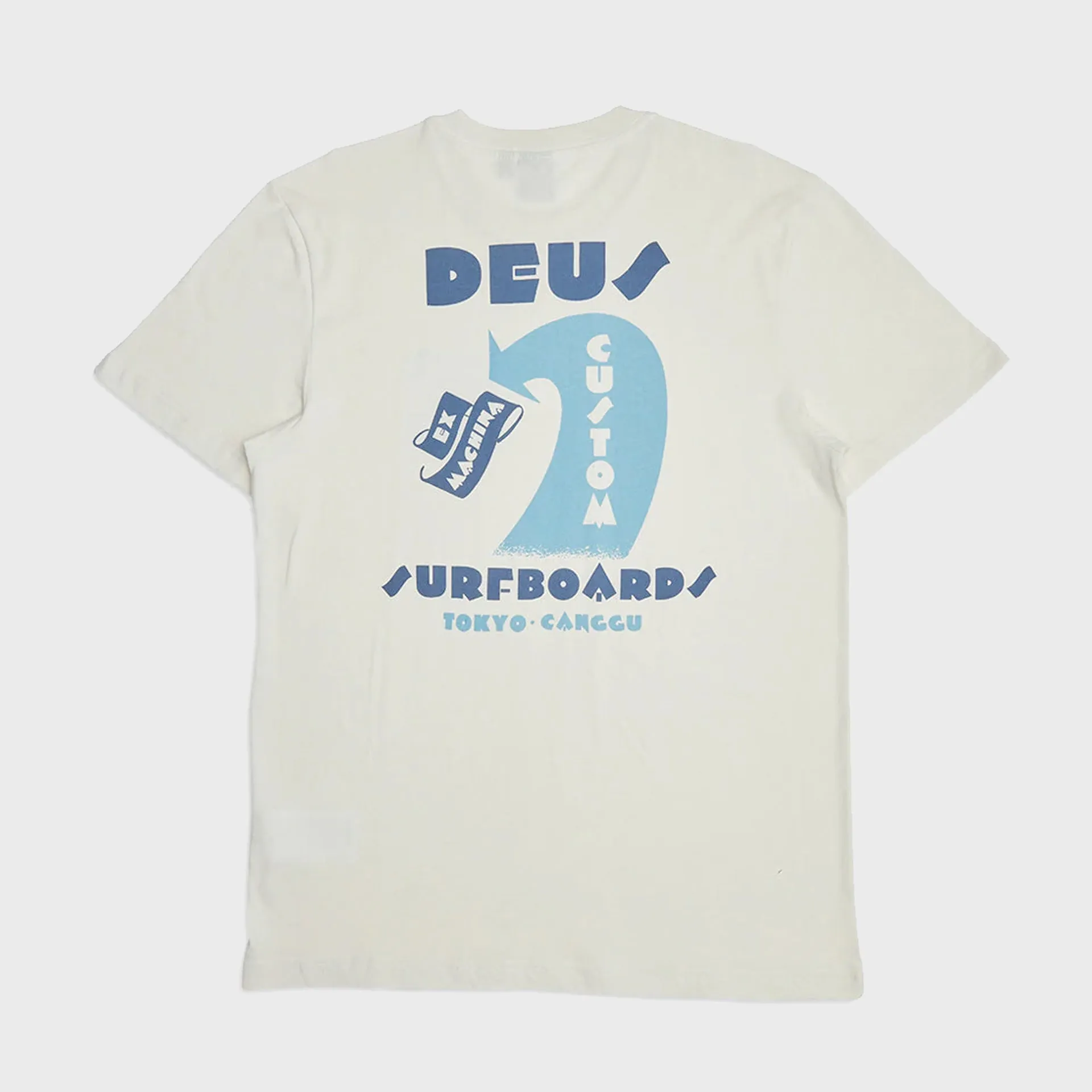 Deus Mens Four Feet T-Shirt - Vintage White
