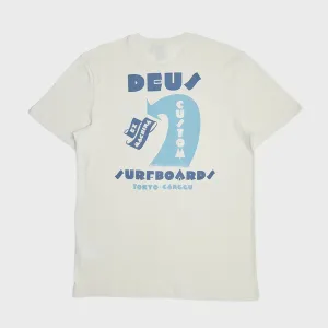 Deus Mens Four Feet T-Shirt - Vintage White