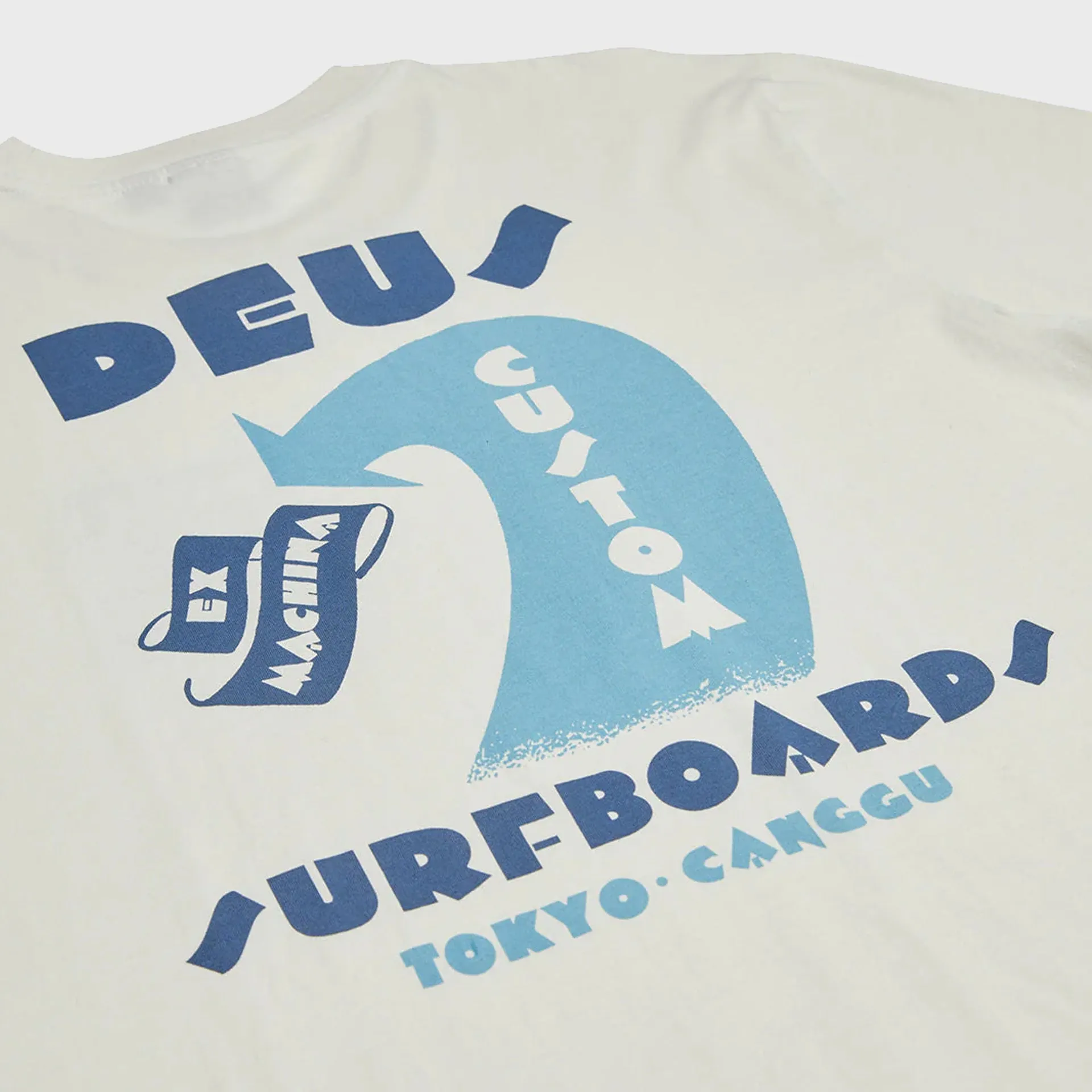 Deus Mens Four Feet T-Shirt - Vintage White
