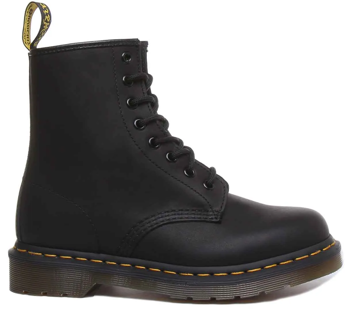Dr Martens 1460 Greasy In Black Shoes Dr Martens
