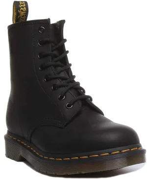 Dr Martens 1460 Greasy In Black Shoes Dr Martens