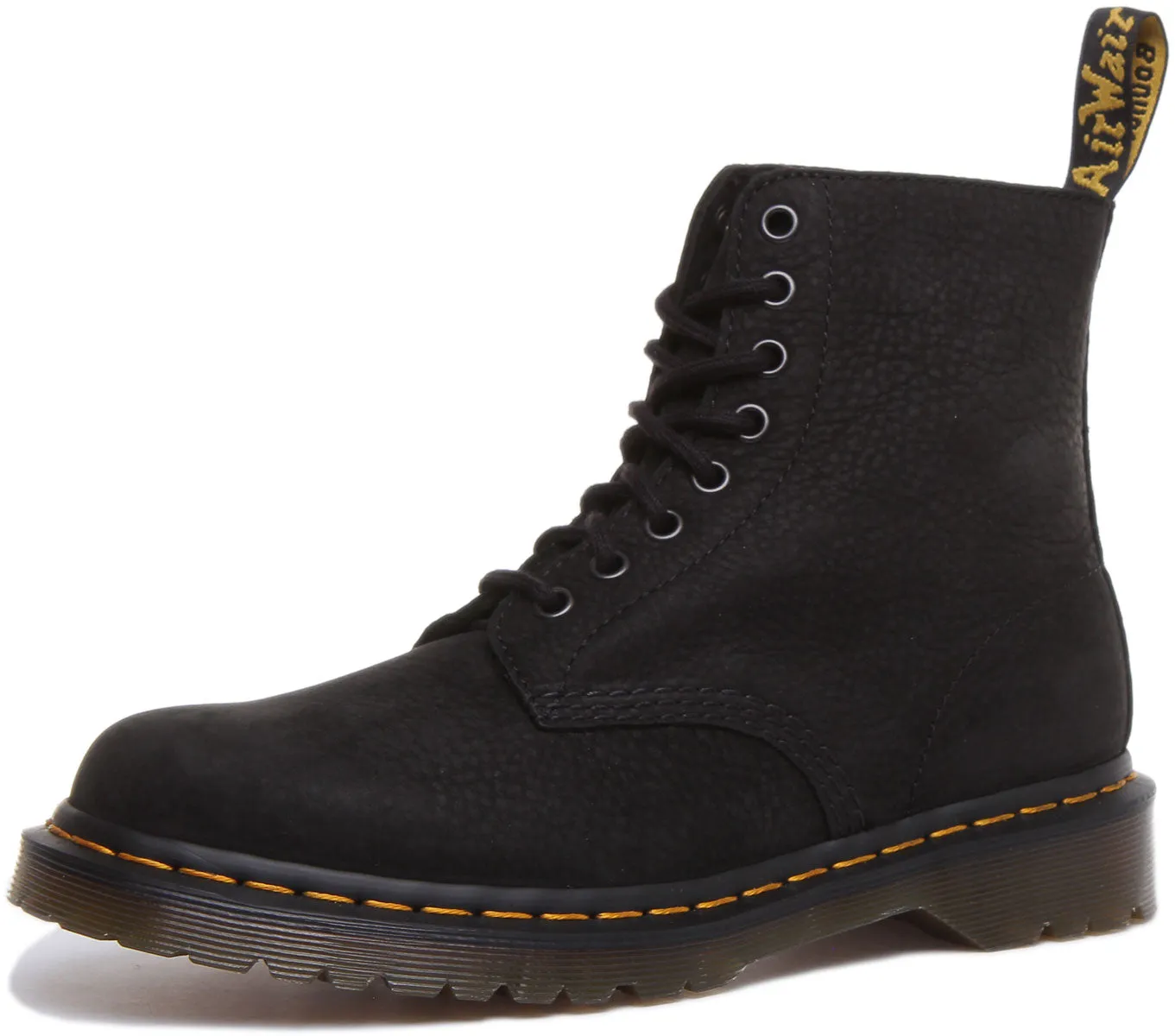 Dr Martens 1460 Pascal In Black Milled Water Resistant Leather Shoes Dr Martens