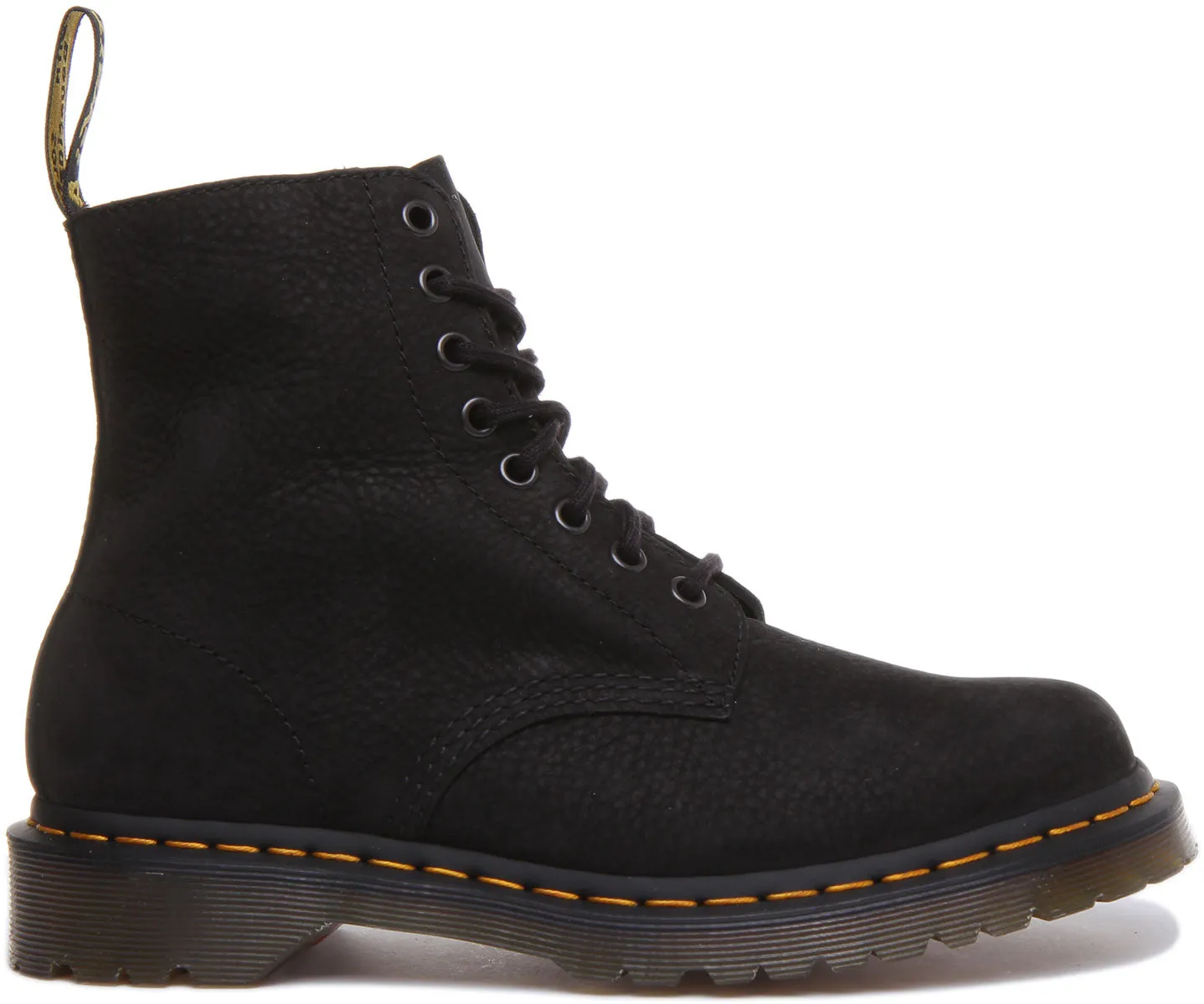 Dr Martens 1460 Pascal In Black Milled Water Resistant Leather Shoes Dr Martens