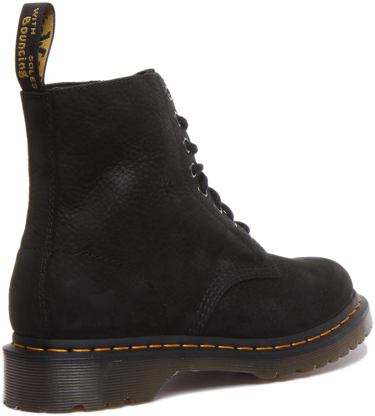 Dr Martens 1460 Pascal In Black Milled Water Resistant Leather Shoes Dr Martens
