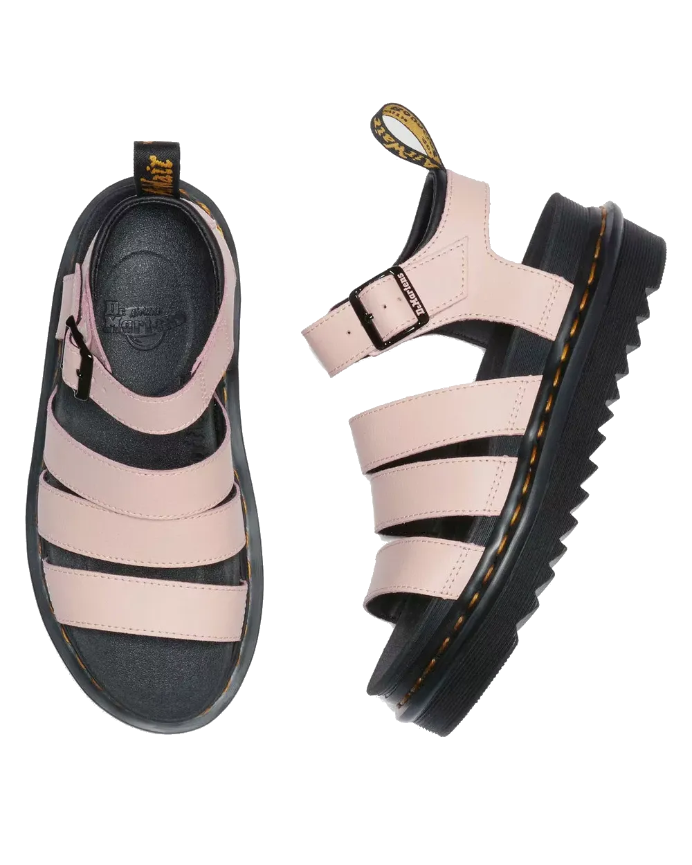 Dr Martens Shoes Blaire Athena Sandals in Powder Pink