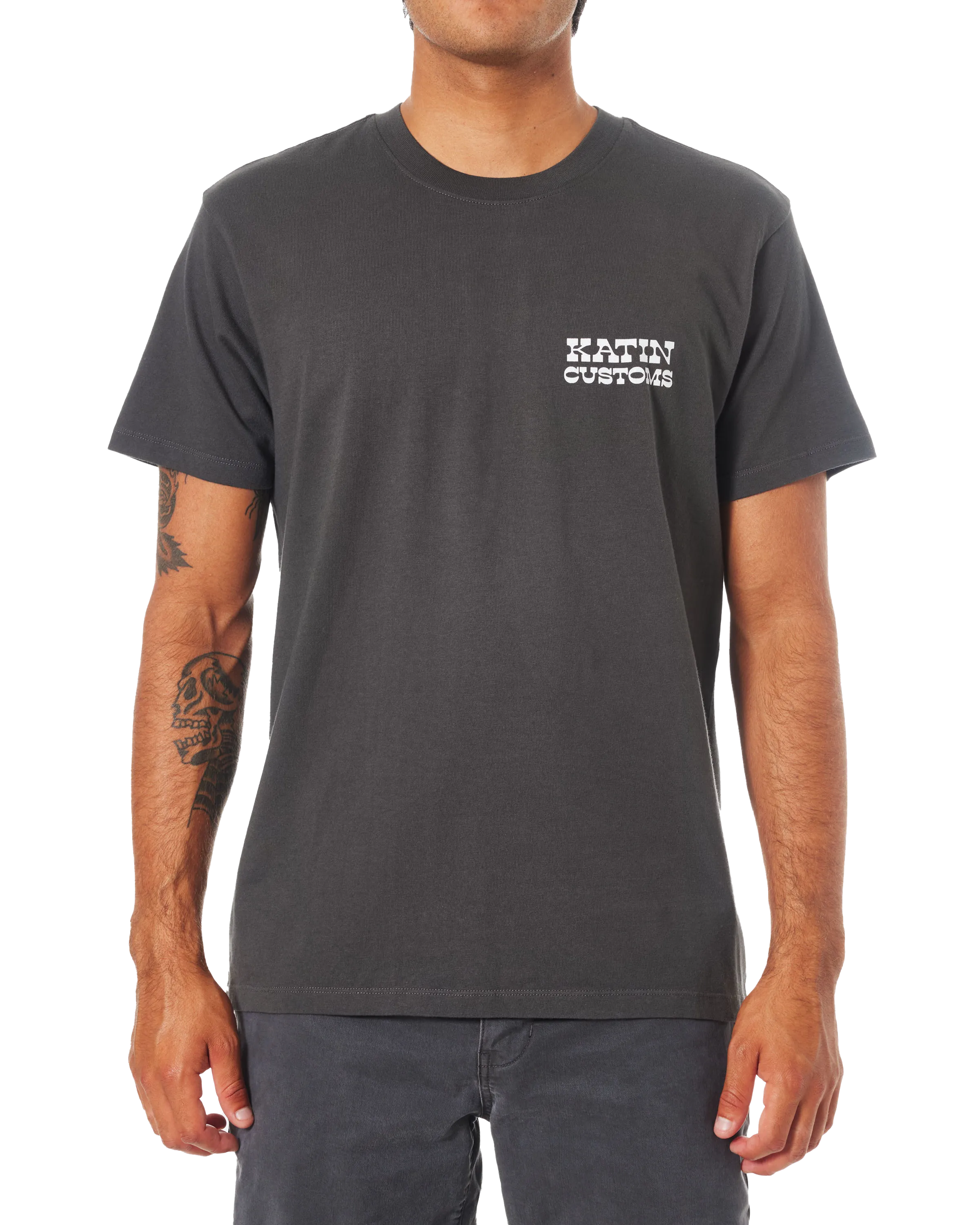 Drainer T-Shirt in Black Wash