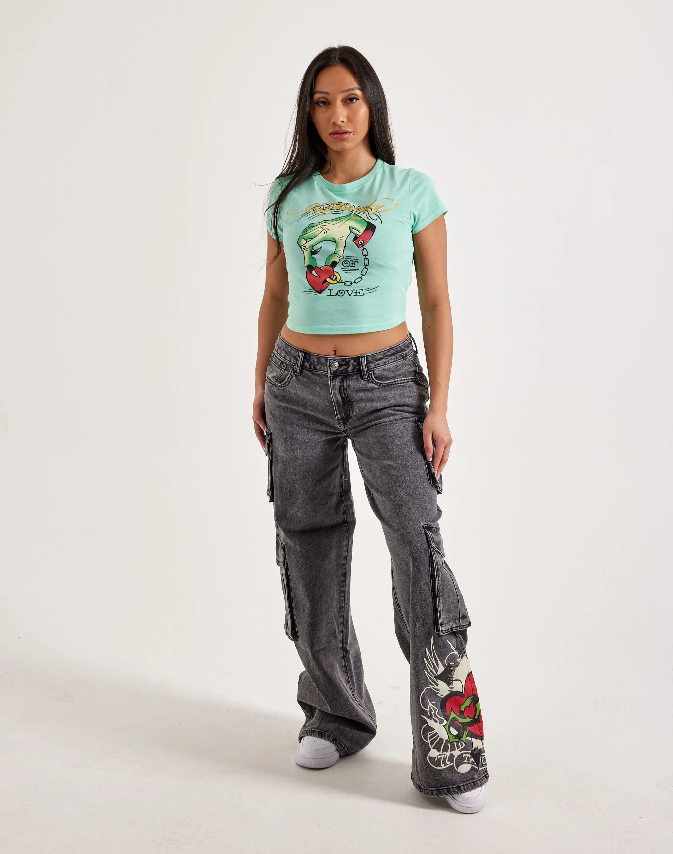 Ed Hardy Heart Hand Baby Tee