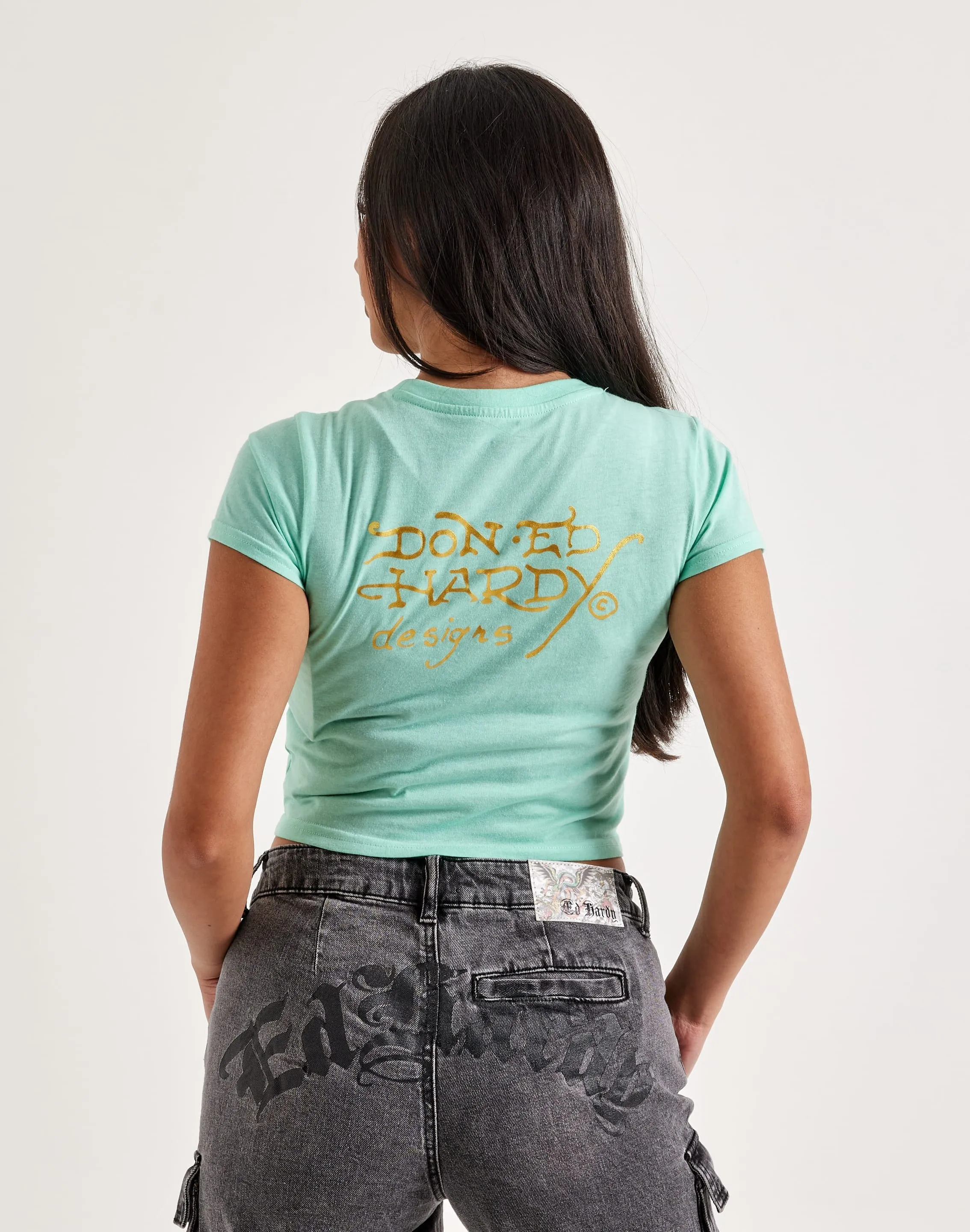 Ed Hardy Heart Hand Baby Tee