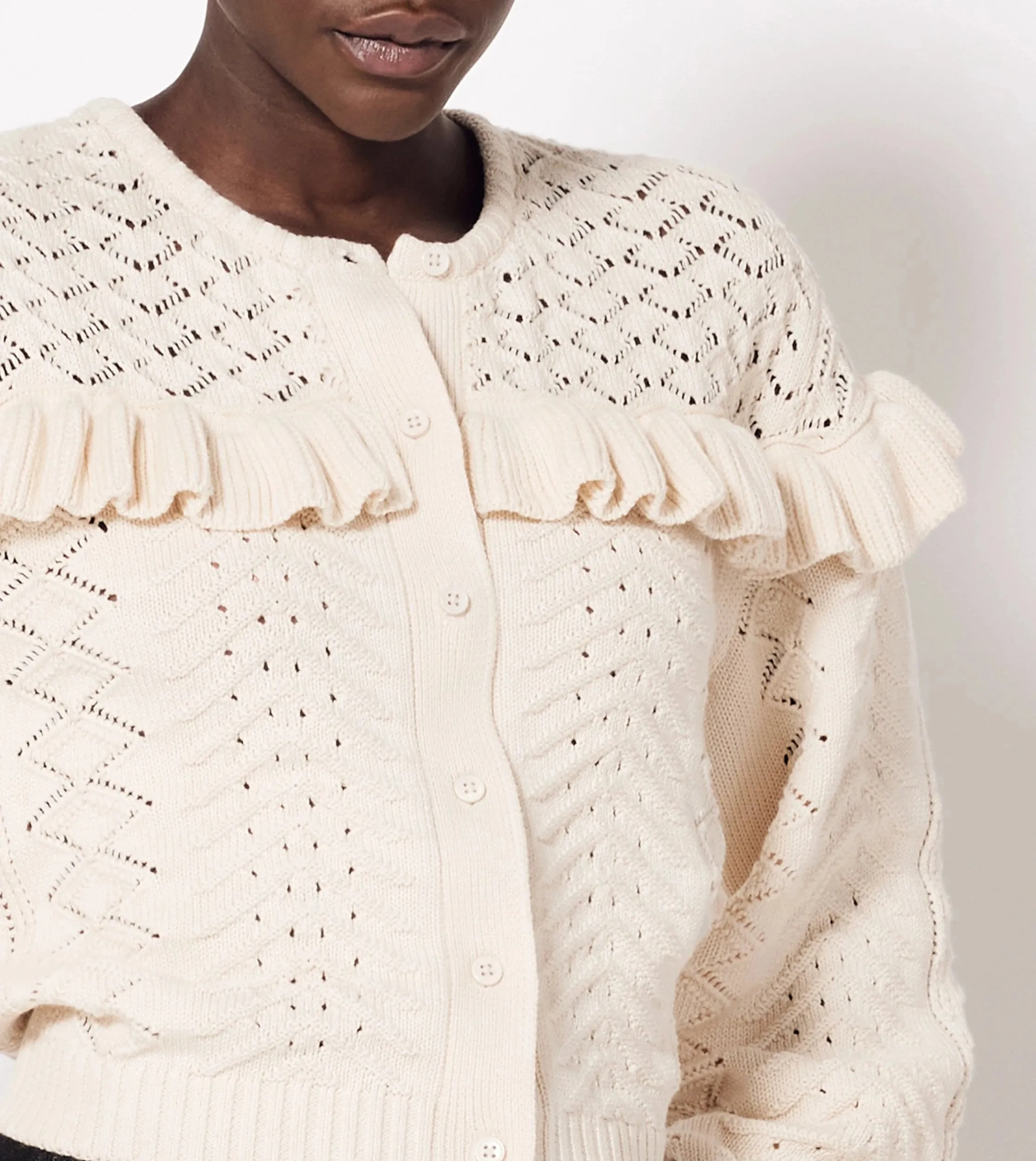 Fernanda Cardigan | Ivory
