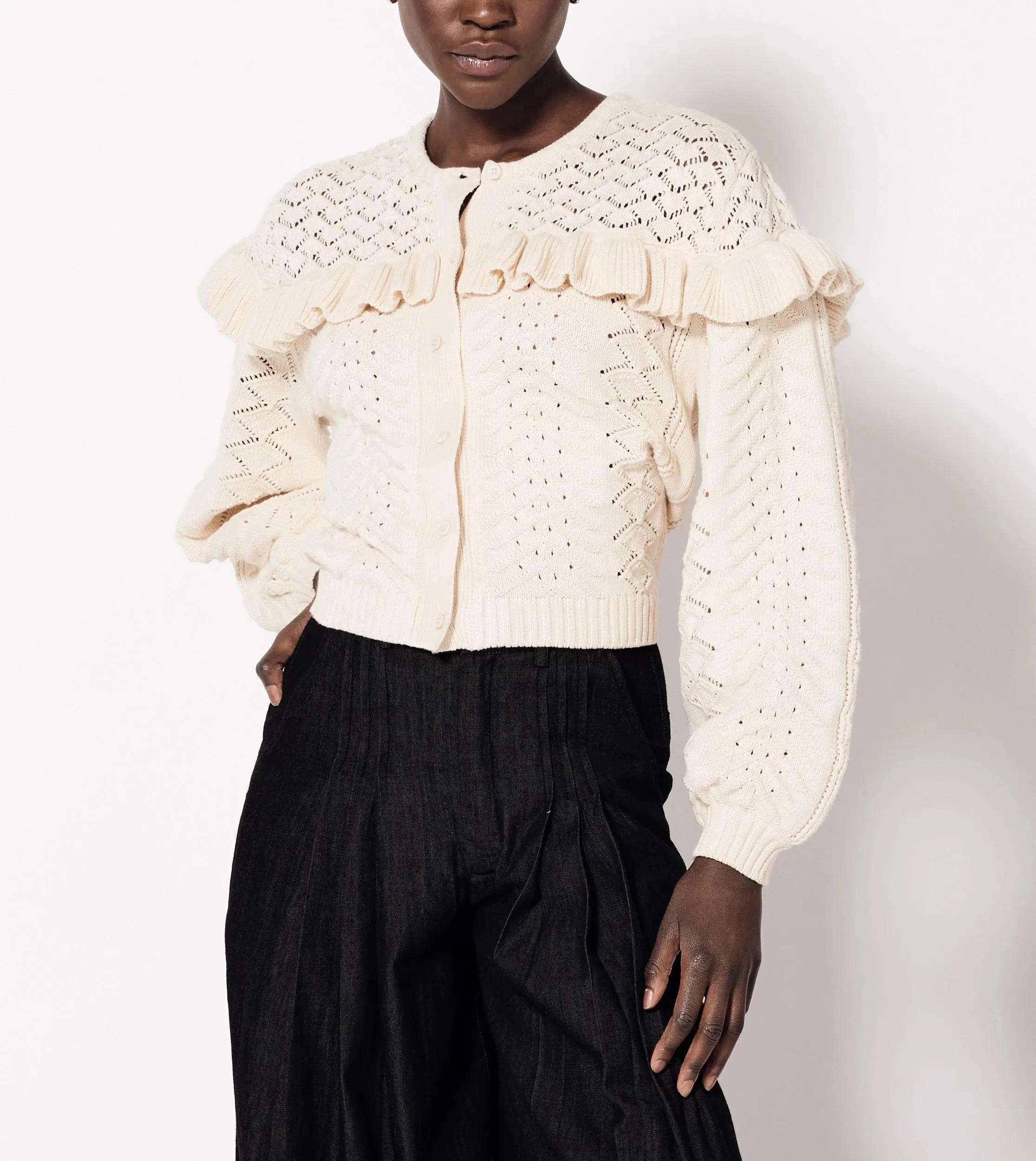 Fernanda Cardigan | Ivory