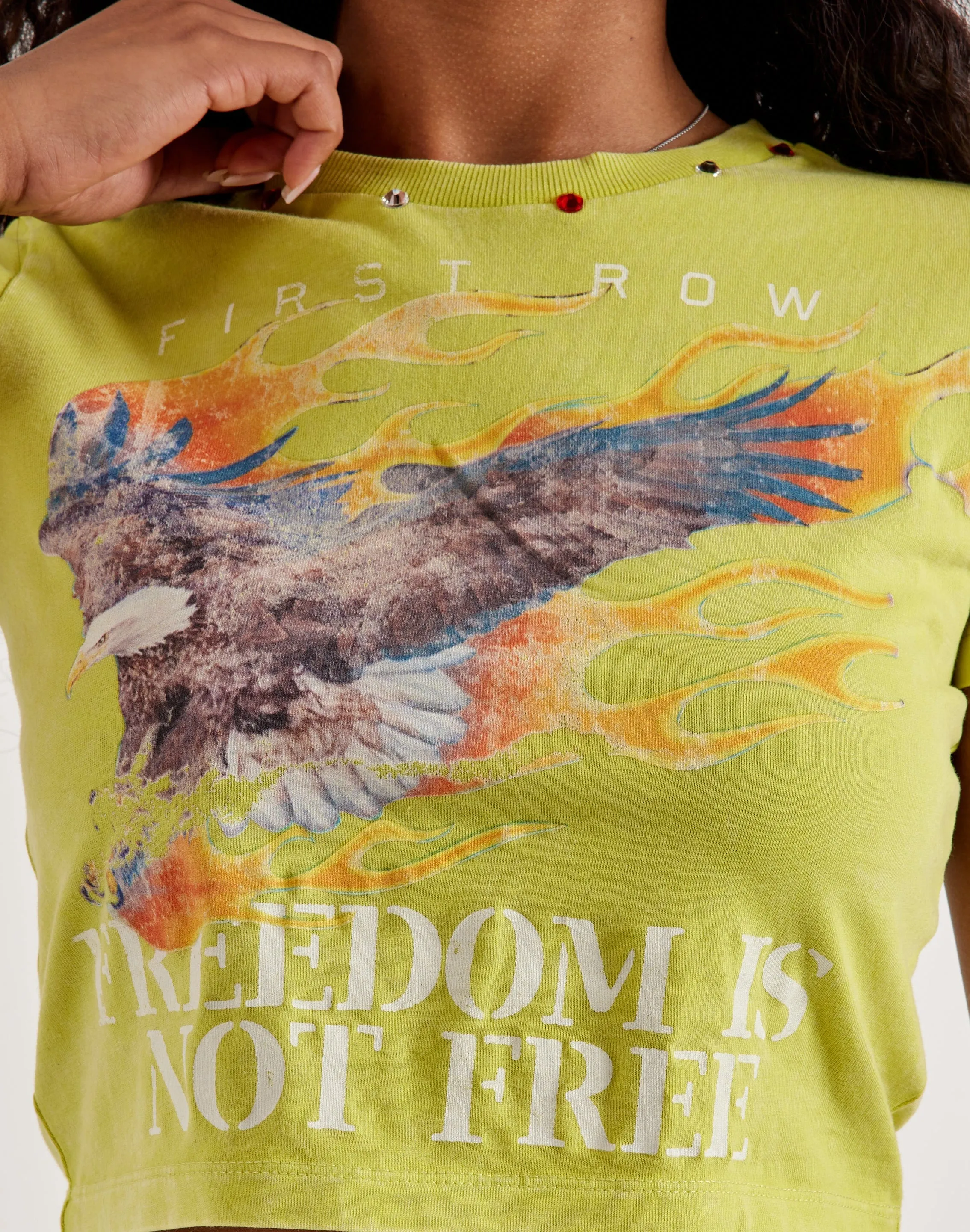 First Row Eagle Baby Tee