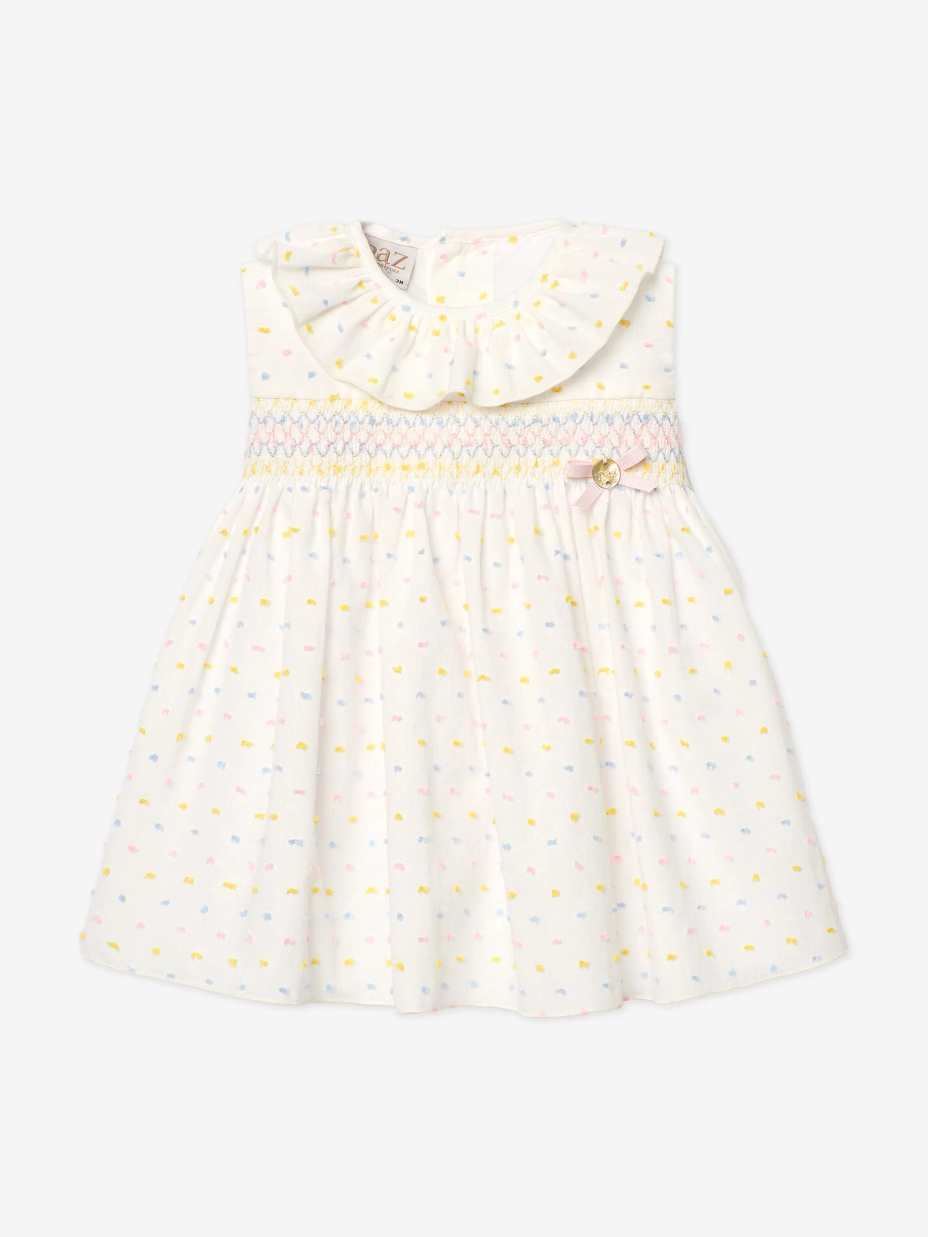 Girls Cotton Dress in Multicolour
