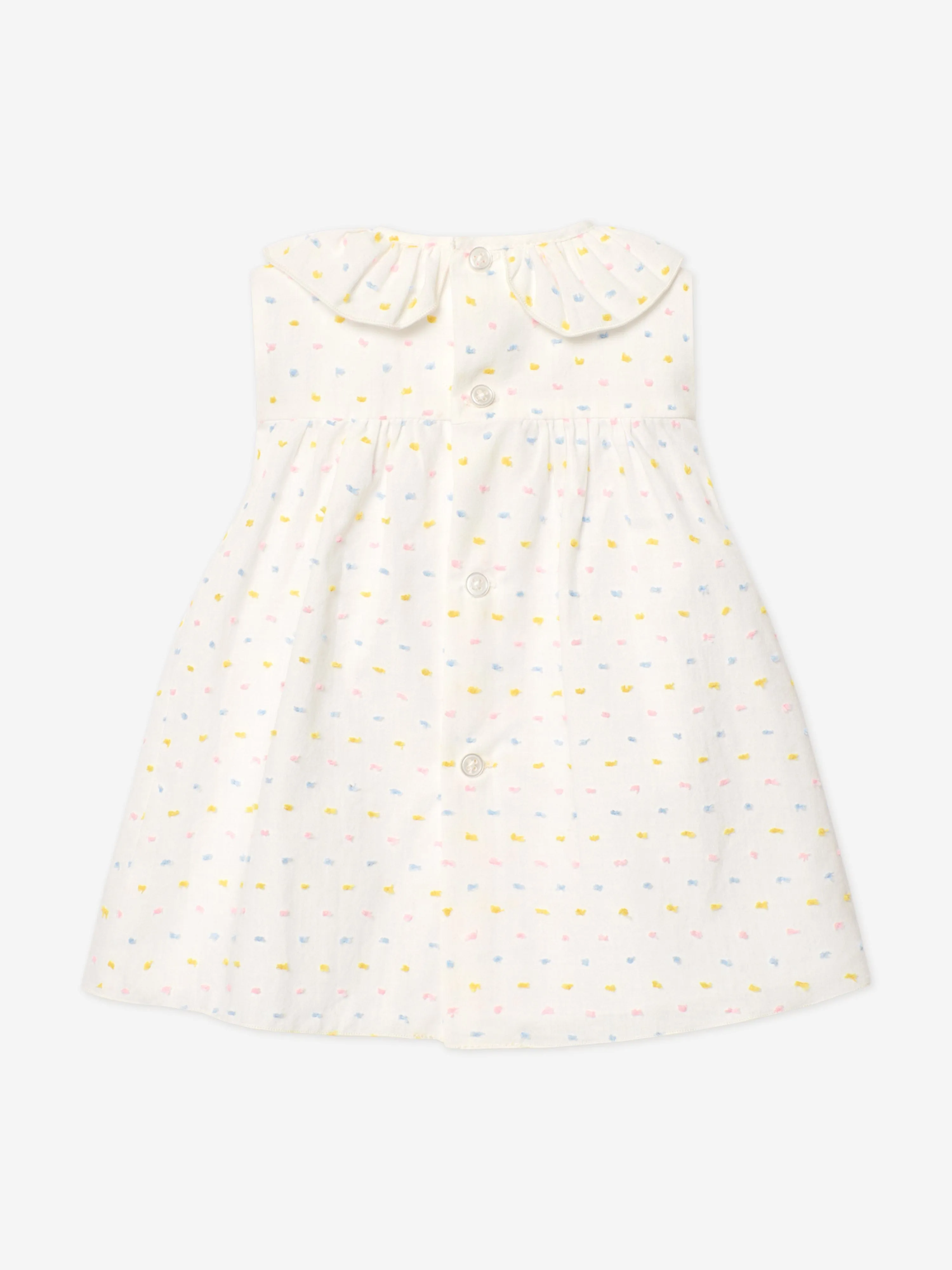 Girls Cotton Dress in Multicolour