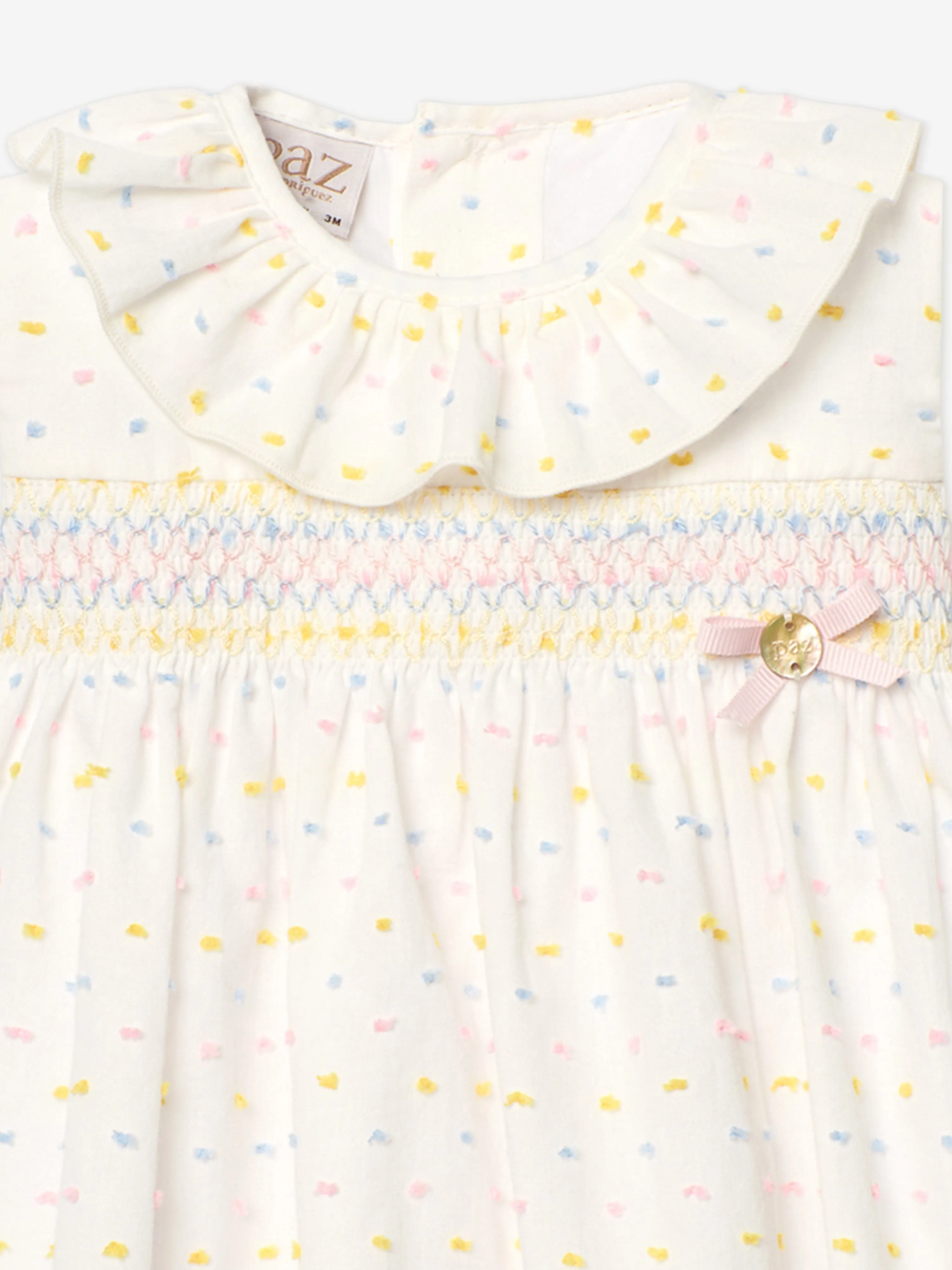 Girls Cotton Dress in Multicolour