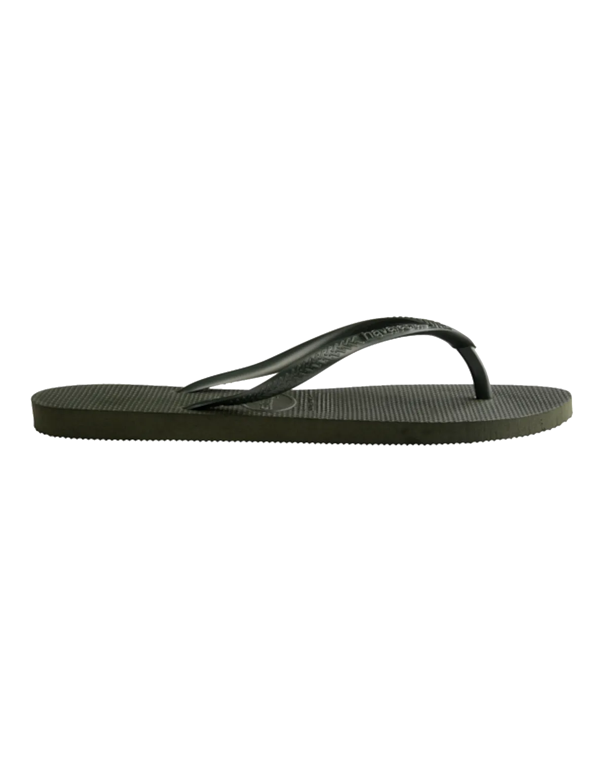 Havaianas Shoes Slim Flip Flops in Green Olive