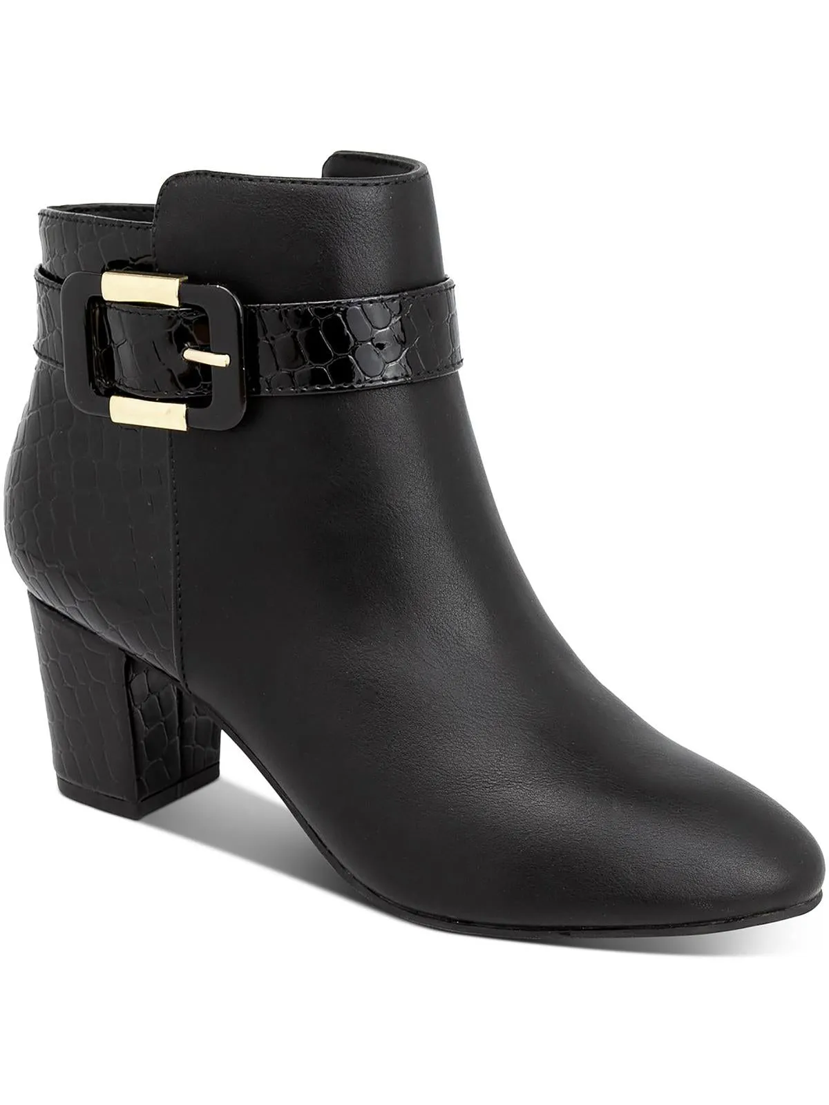 Ivvy Womens Zipper Almond Toe Ankle Boots ecco Shoes