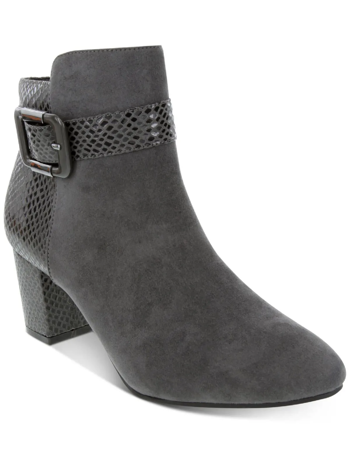 Ivvy Womens Zipper Almond Toe Ankle Boots ecco Shoes