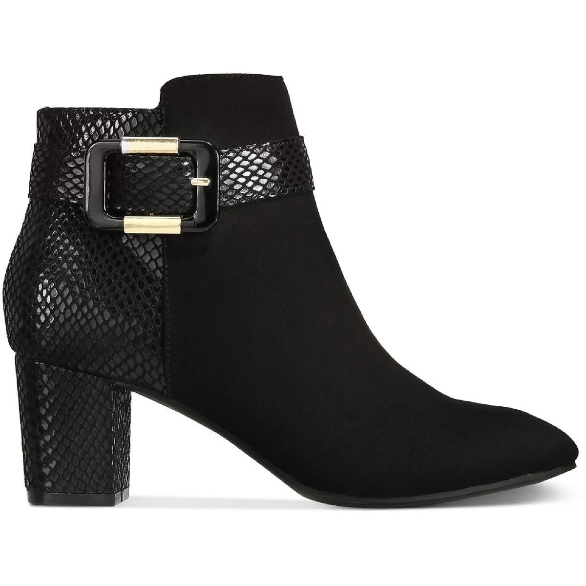 Ivvy Womens Zipper Almond Toe Ankle Boots ecco Shoes