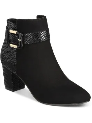 Ivvy Womens Zipper Almond Toe Ankle Boots ecco Shoes