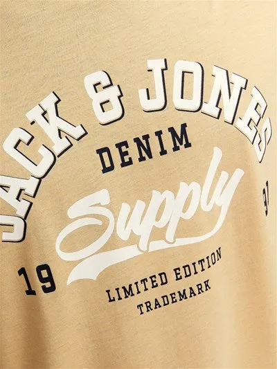 Jack & Jones Logo Apricot Ice T-Shirt Orange
