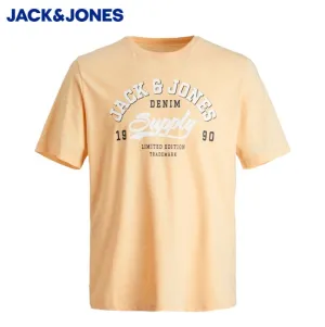 Jack & Jones Logo Apricot Ice T-Shirt Orange