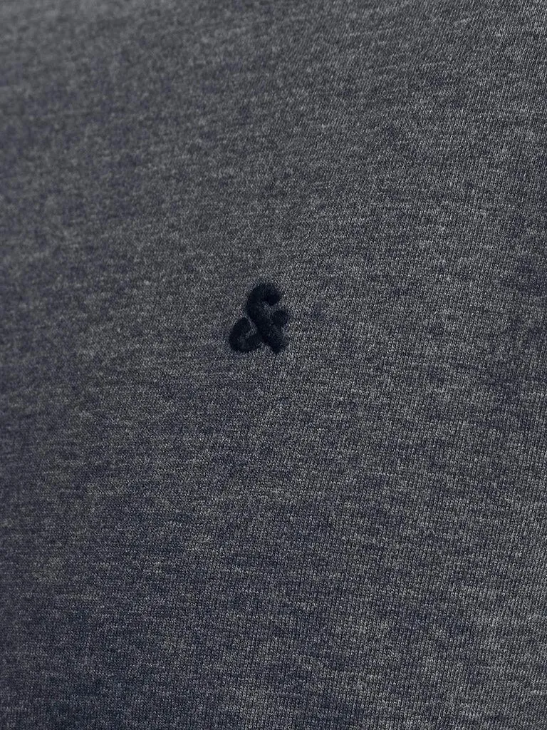 Jack & Jones Paulos Crew Neck Grey Tee Grey