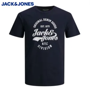 Jack & Jones Rafa Navy Crew Neck Tee Navy