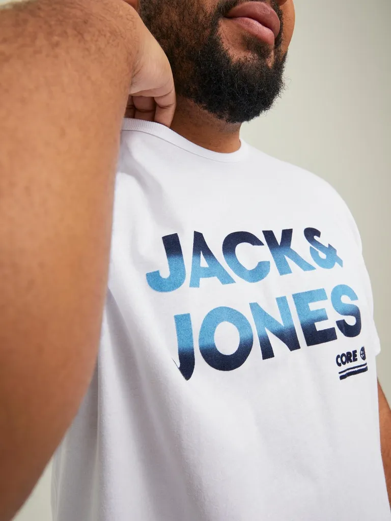 Jack & Jones Seth White Crew Neck Tee White