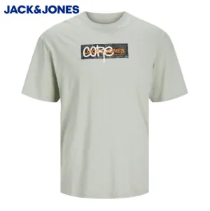 Jack & Jones Summer Print Sage T-Shirt Green