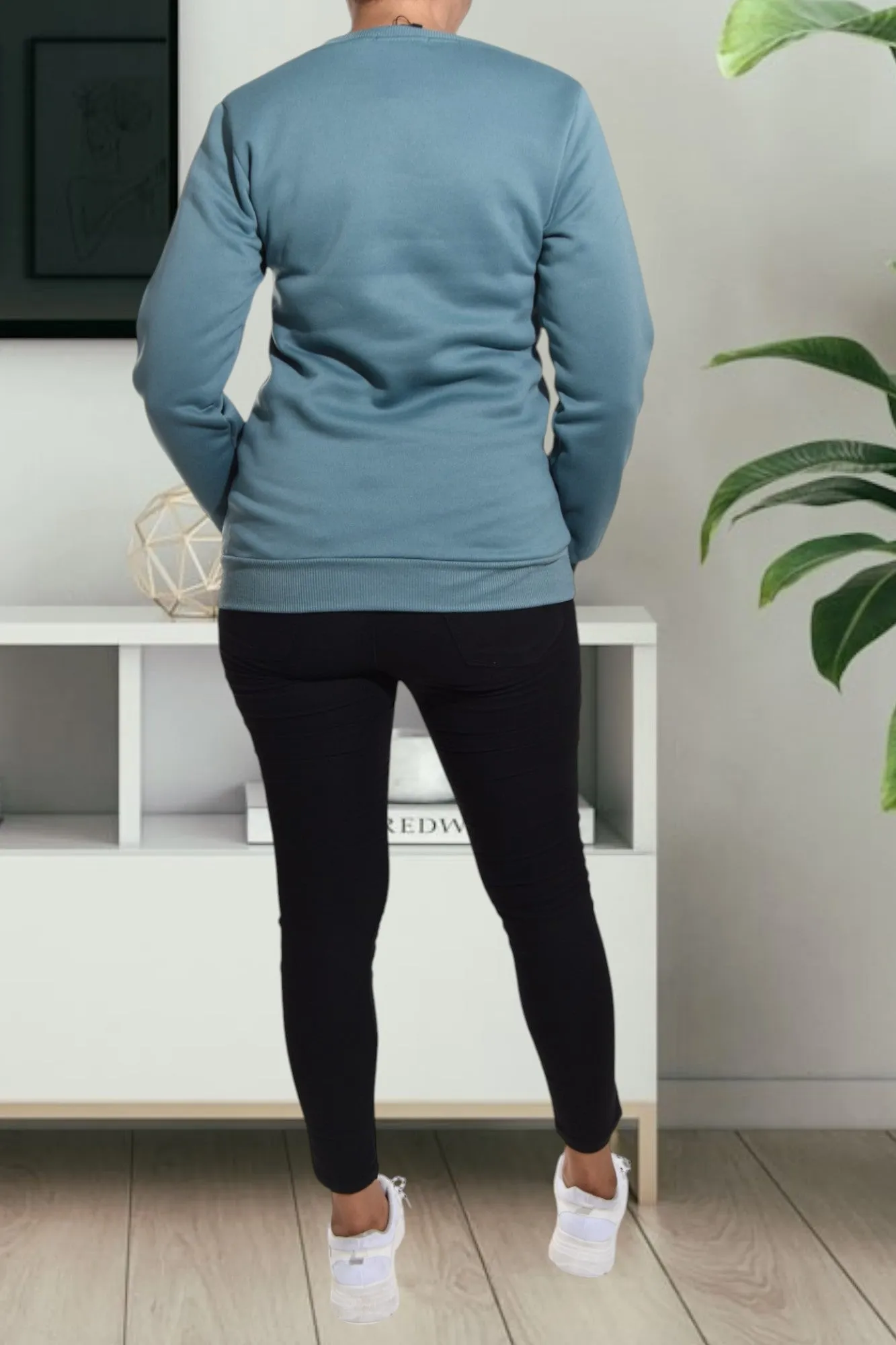 Ladies Love Teal Sweater