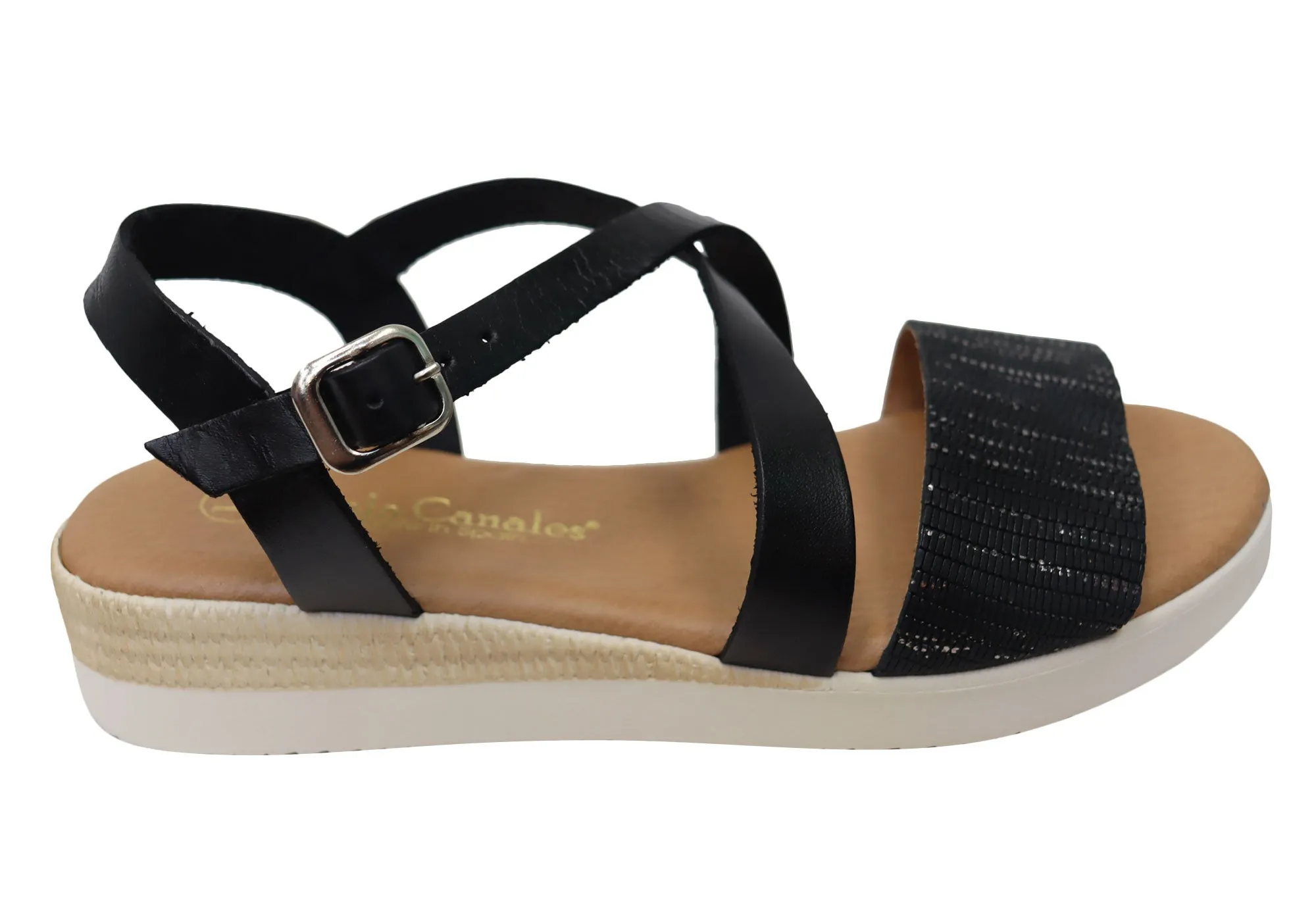 Lola Canales Cambridge Womens Comfort Leather Sandals Made In Spain Lola Canales Shoes