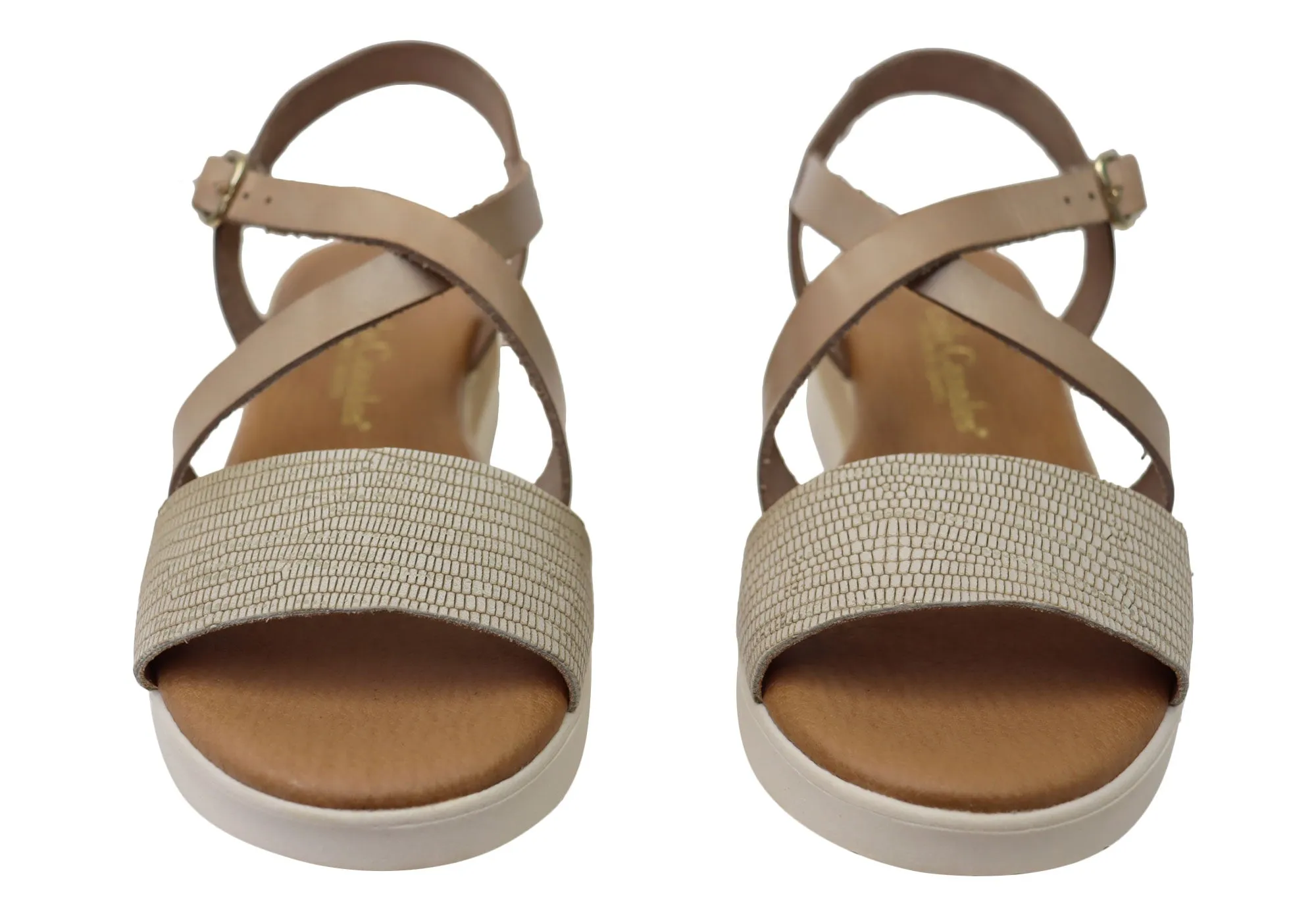 Lola Canales Cambridge Womens Comfort Leather Sandals Made In Spain Lola Canales Shoes