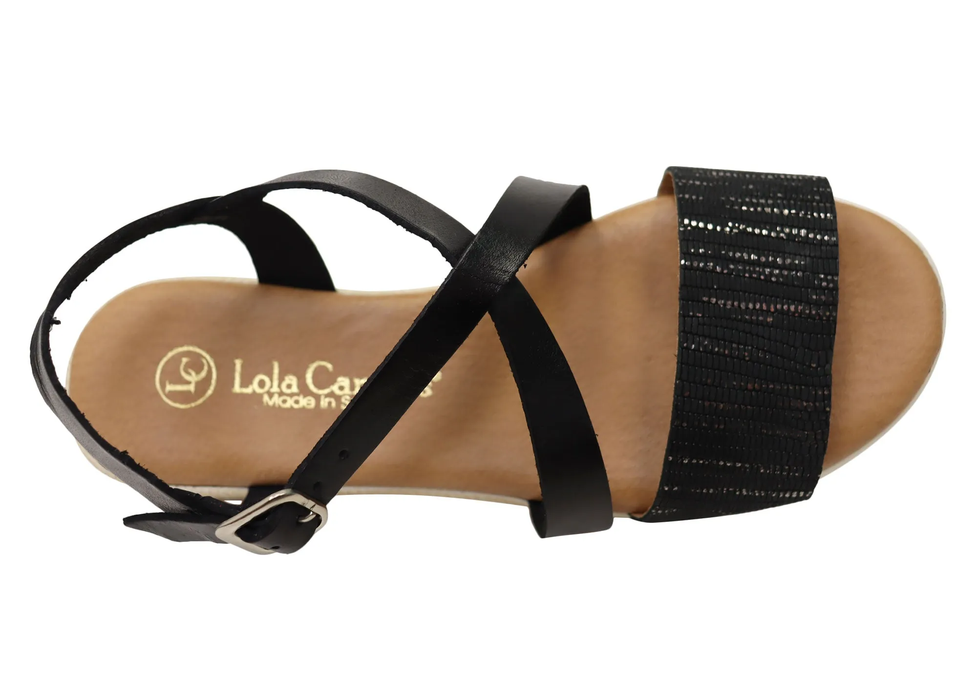 Lola Canales Cambridge Womens Comfort Leather Sandals Made In Spain Lola Canales Shoes