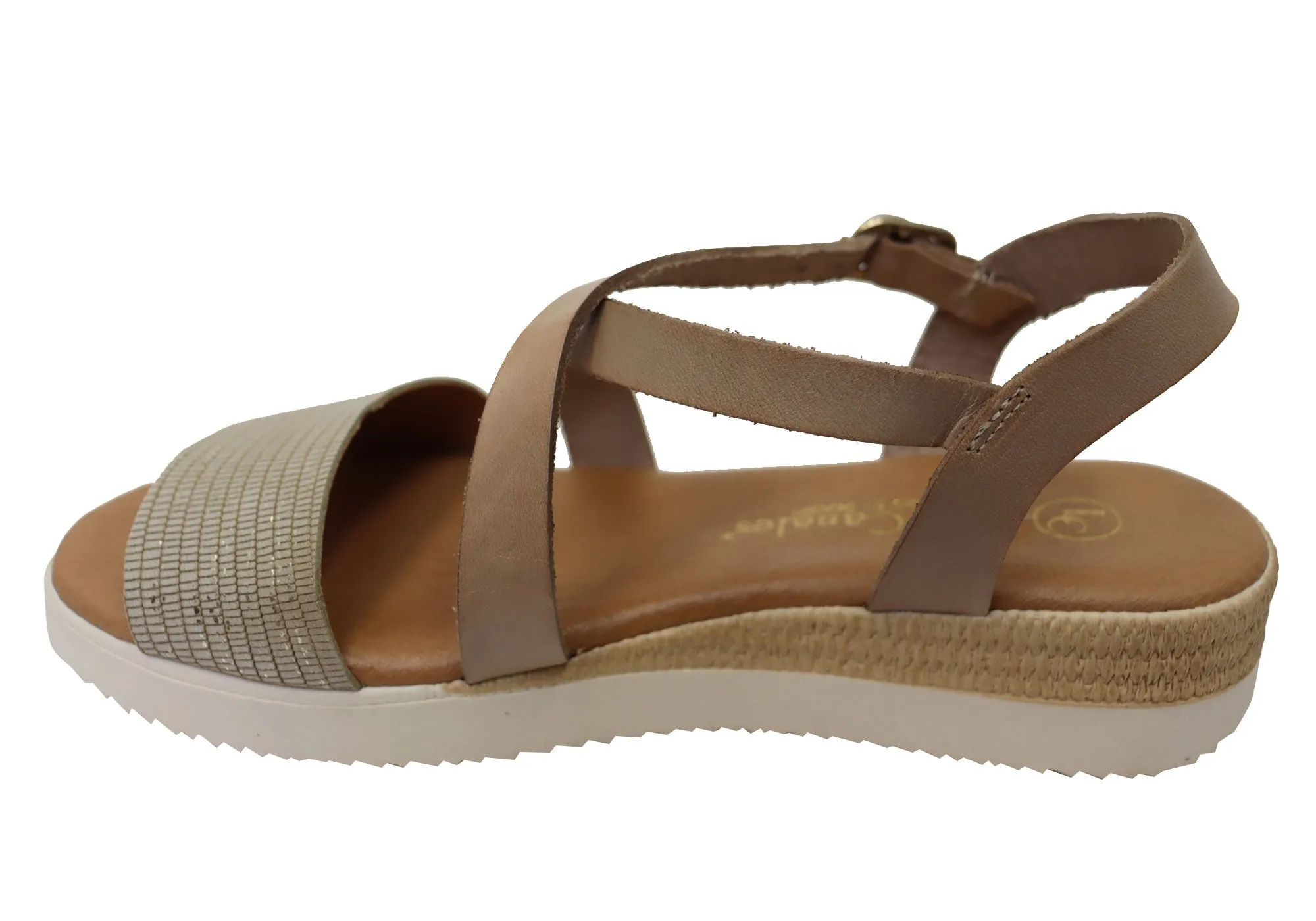 Lola Canales Cambridge Womens Comfort Leather Sandals Made In Spain Lola Canales Shoes